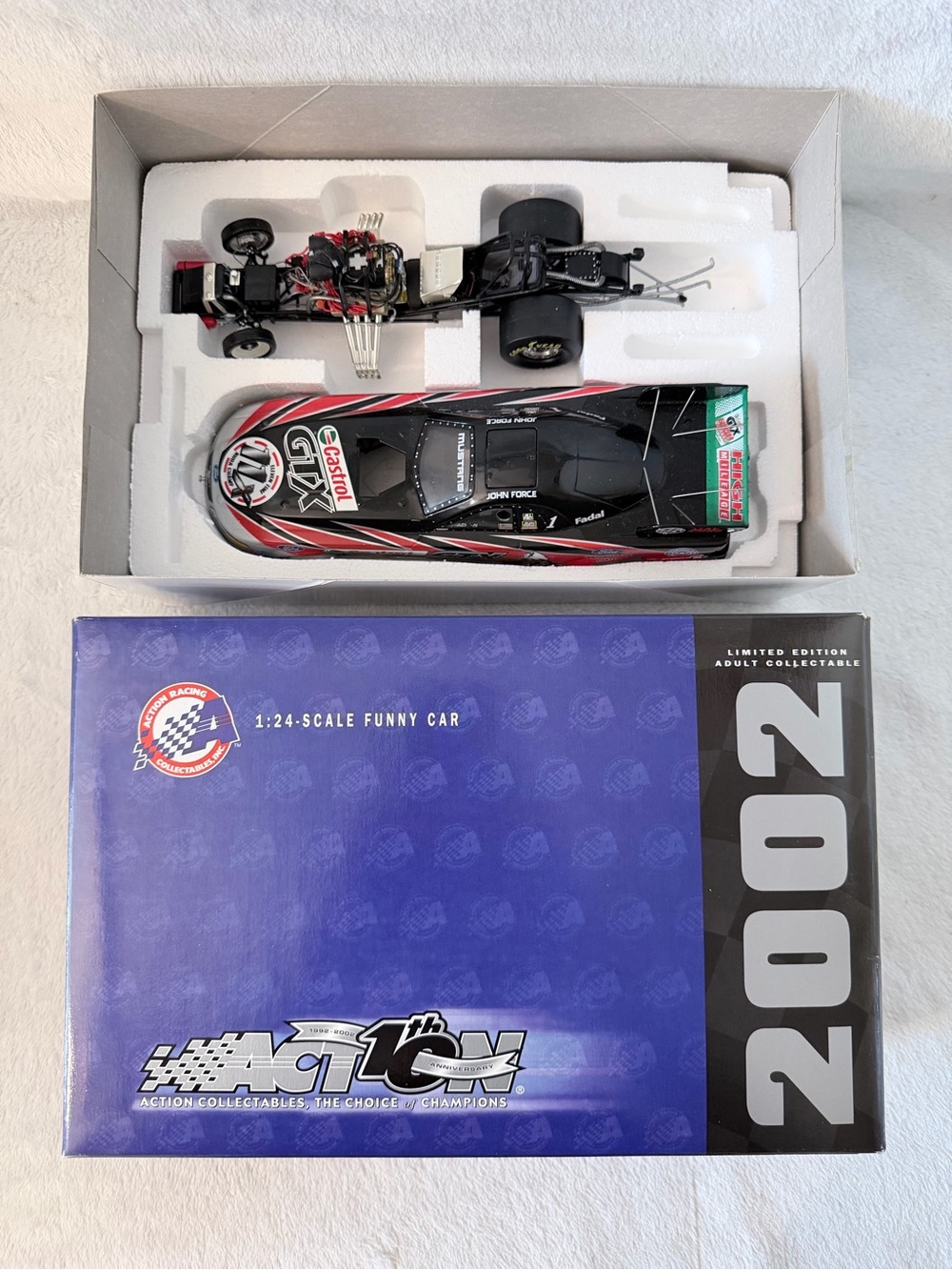 NHRA John Force Eleven Time Champion 2002 1:24 Diecast